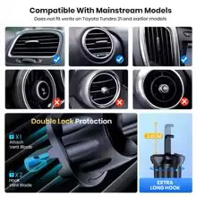 Car Phone Holder Mount,TOPK Upgrade Auto Locking Universal Phone Stand Holder with Hook Clip for Car Air Vent for iPhone Samsun